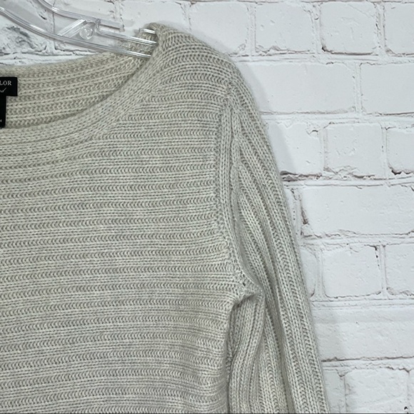 Lord & Taylor Sweater Womens Small Wool Cashmere Pullover Cable Knit Beige - Picture 4 of 8